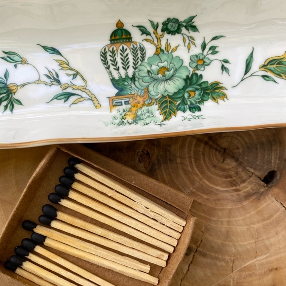 Vintage Porcelain Tray with Chinese Design - Picture 2 of 5